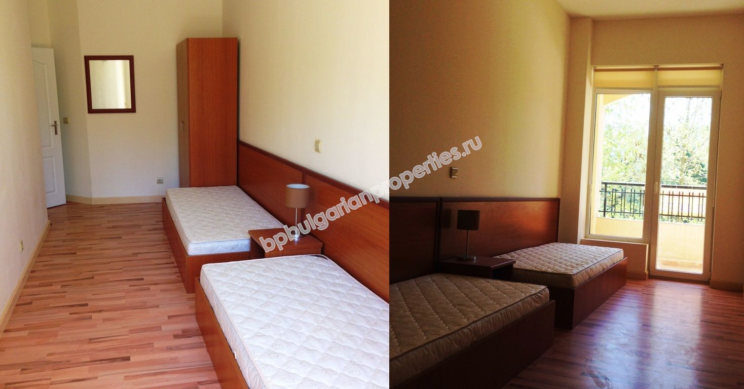 Меблированная трехкомнатная квартира на продажу вблизи пляжа в курорте Золотые пески