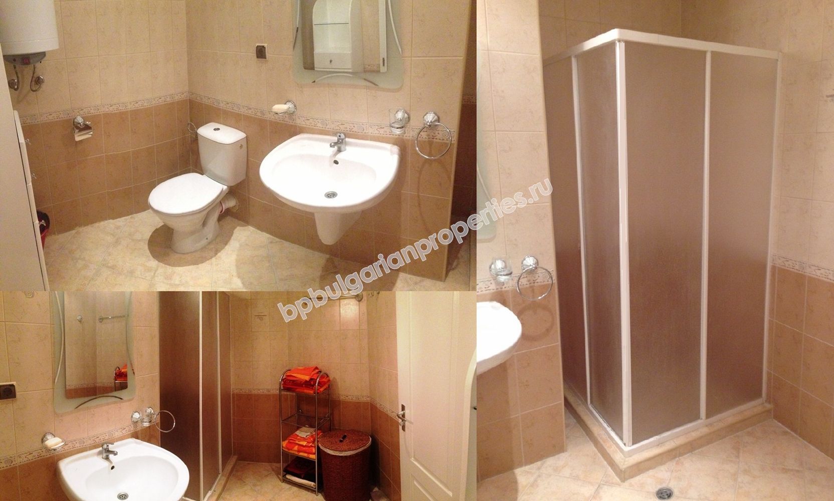 Меблированная трехкомнатная квартира на продажу вблизи пляжа в курорте Золотые пески