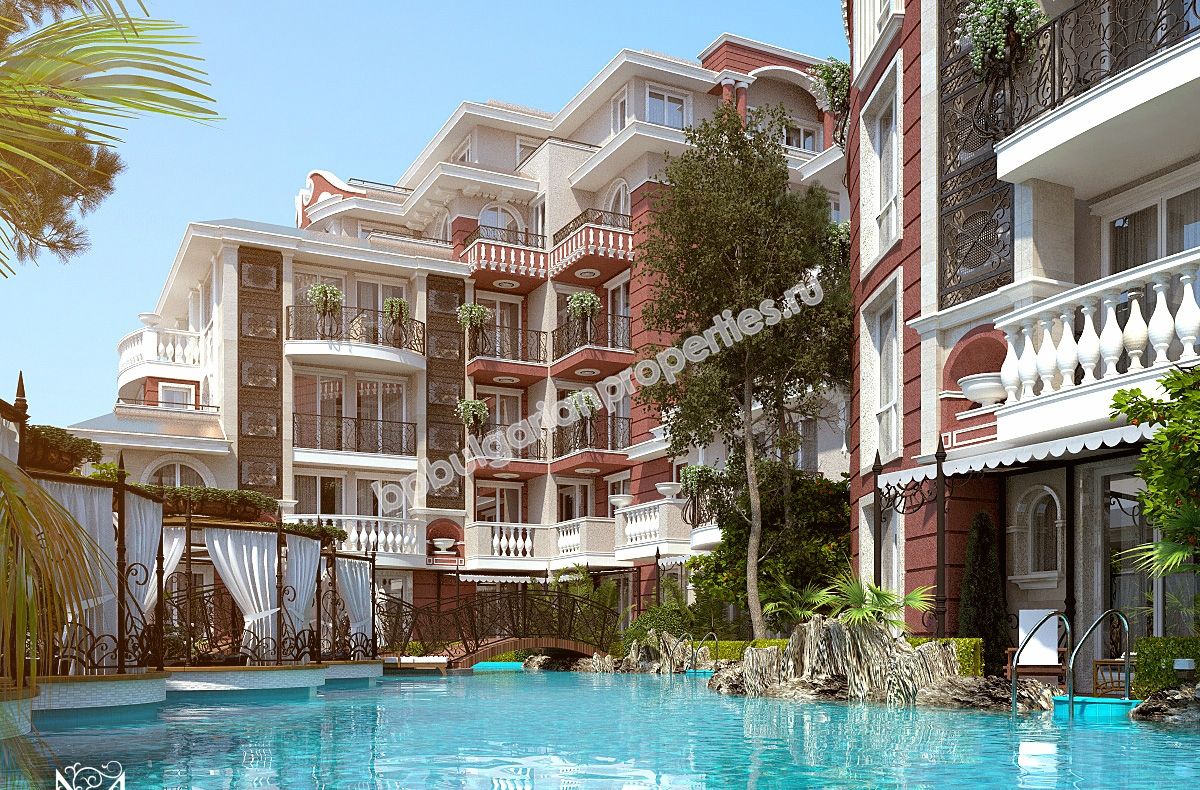 Шикарные квартиры на продажу в новом комплексе в курорте Солнечный берег