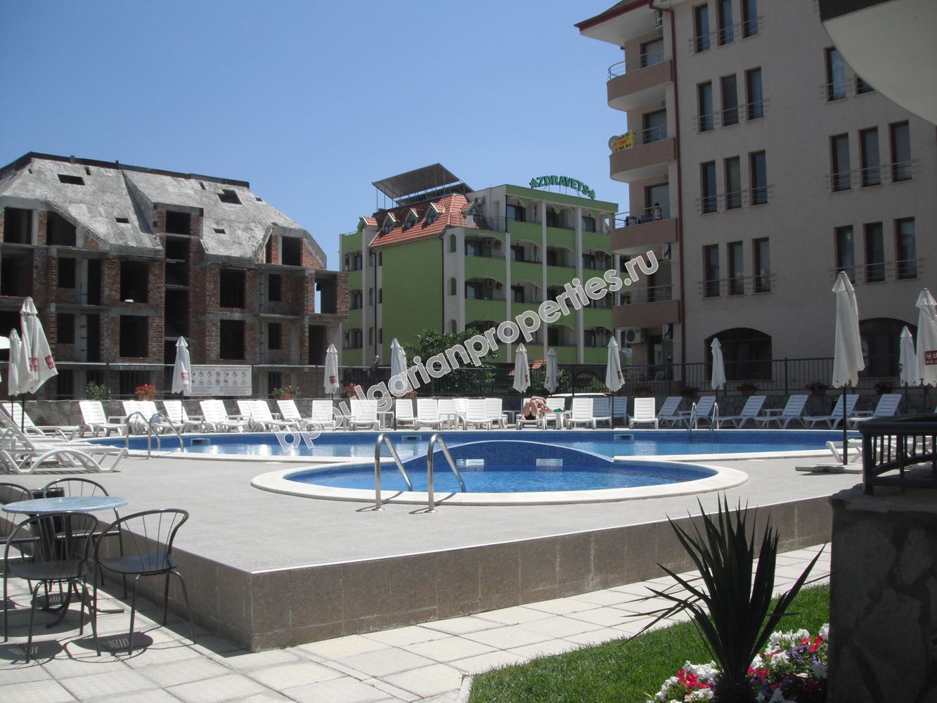 Выгодная вторичка - дешевая студия в центральной части Солнечного Берега