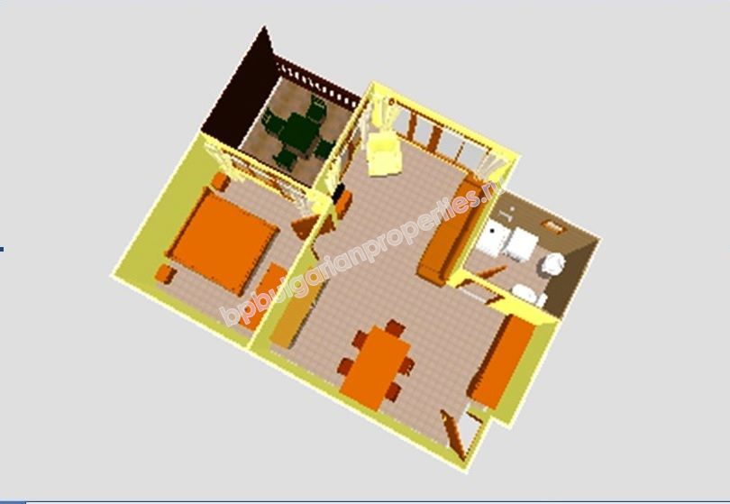 Меблированная двухкомнатная квартира на продажу в городе Созополь
