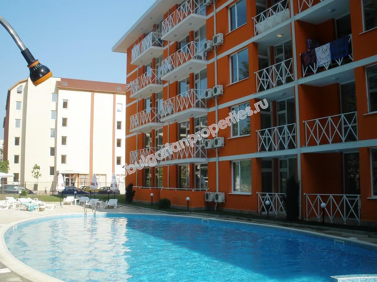 Дешевая студия с бонусом кухня на продажу в курорте Солнечный Берег