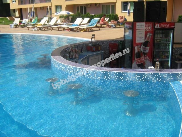 Меблированная студия близко к пляжу на продажу в курорте Солнечный Берег