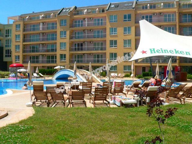 Меблированная студия близко к пляжу на продажу в курорте Солнечный Берег