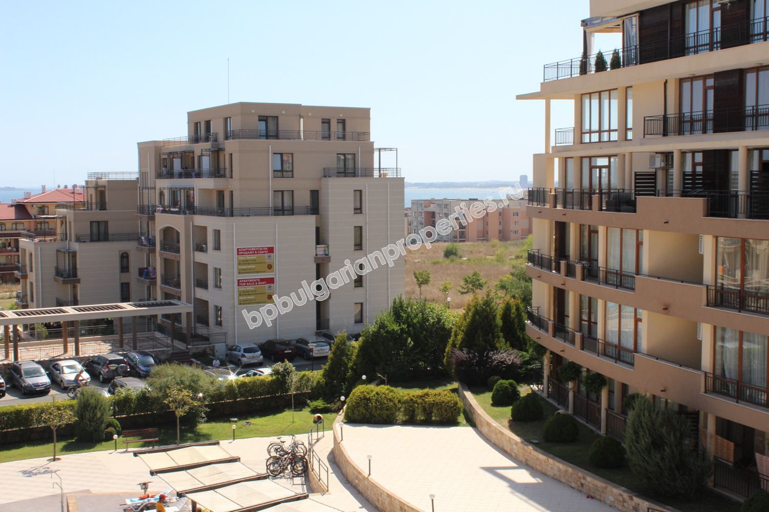 Меблированная студия с прямым видом на море на продажу в курорте Святой Влас