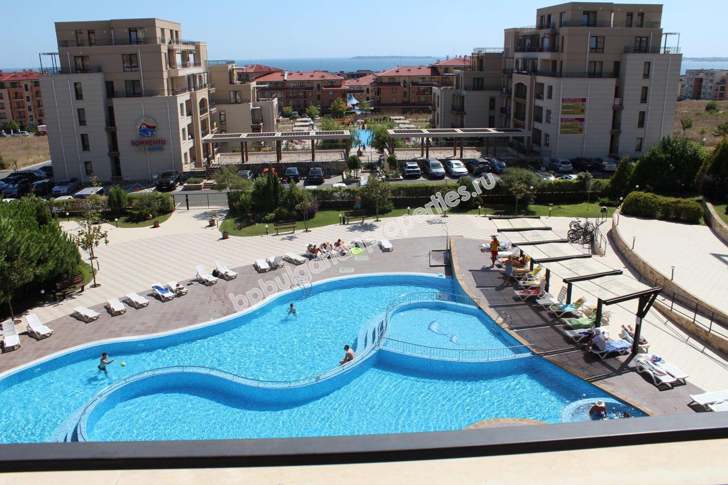 Меблированная студия с прямым видом на море на продажу в курорте Святой Влас