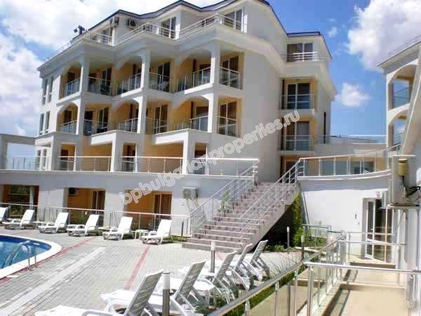 Меблированная студия для продажи в красивом комплексе в курорте Свети Влас