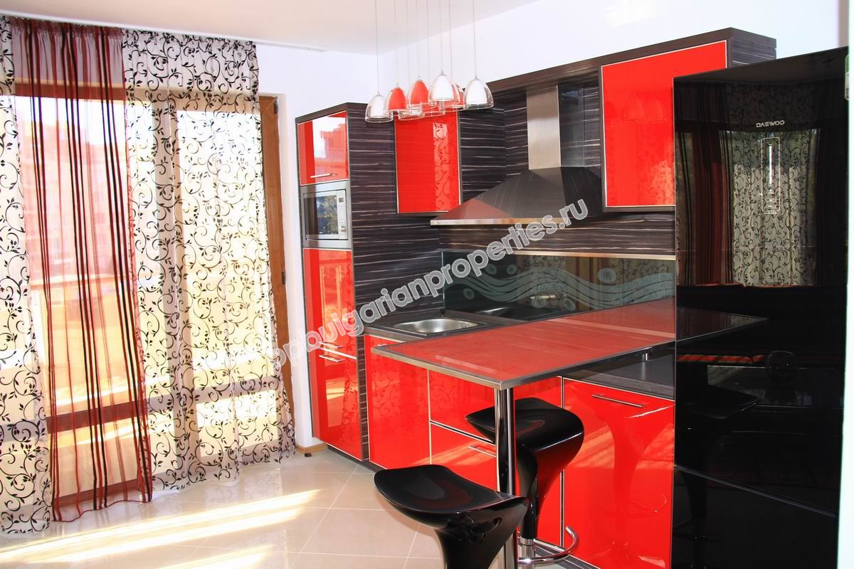 Двухкомнатная меблированная квартира на продажу в курорте Солнечный Берег