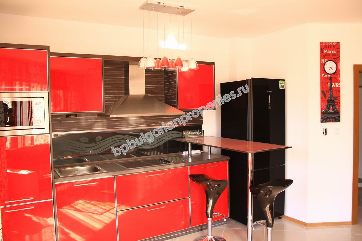 Двухкомнатная меблированная квартира на продажу в курорте Солнечный Берег