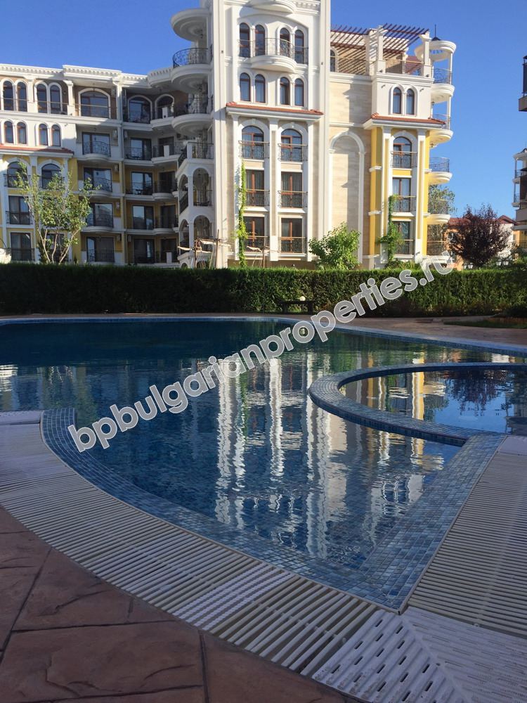 Двухкомнатная меблированная квартира на продажу в курорте Солнечный Берег