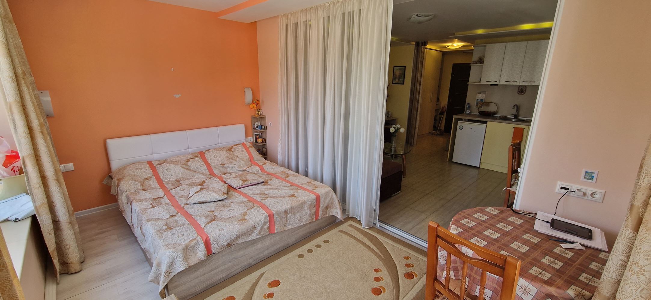 Меблированная двухкомнатная квартира в 100 метрах от моря в Равда