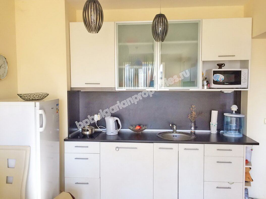 Меблированная двухкомнатная квартира на продажу в курорте Солнечный Берег