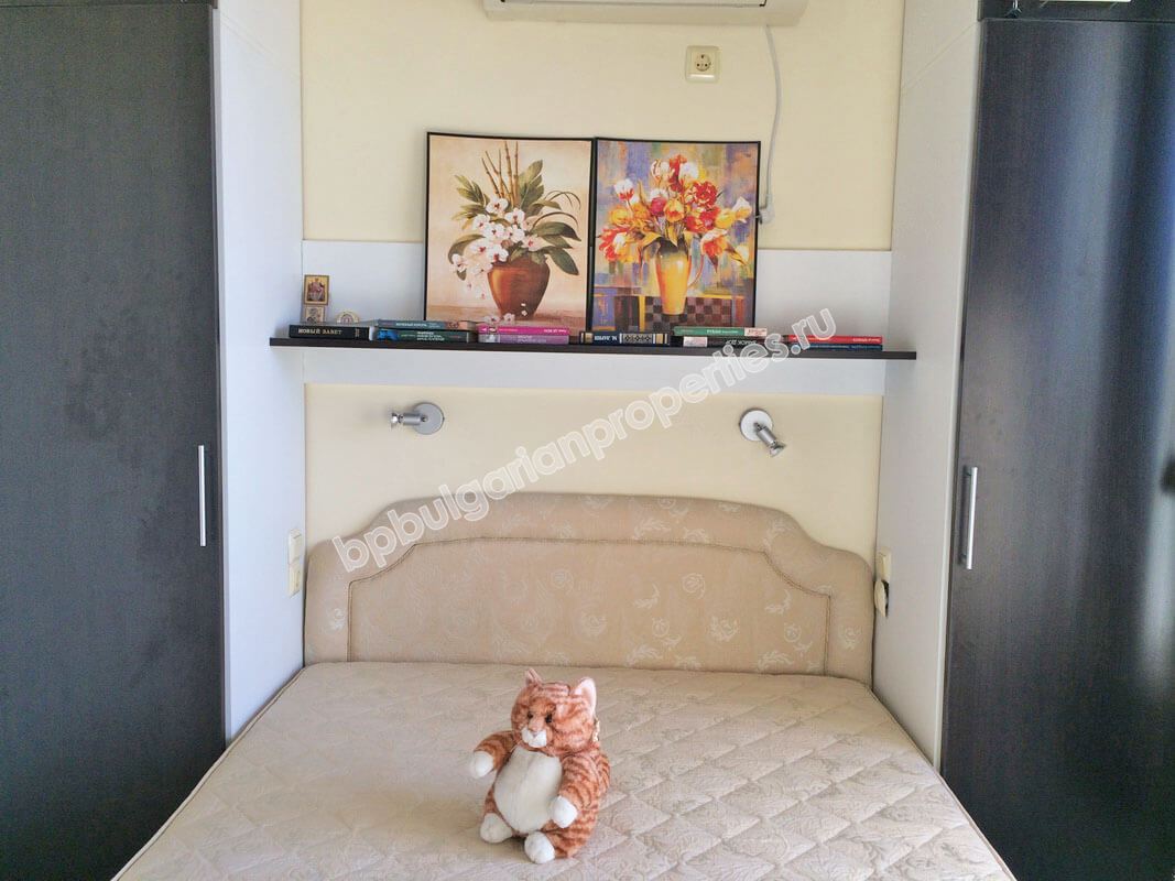 Меблированная двухкомнатная квартира на продажу в курорте Солнечный Берег