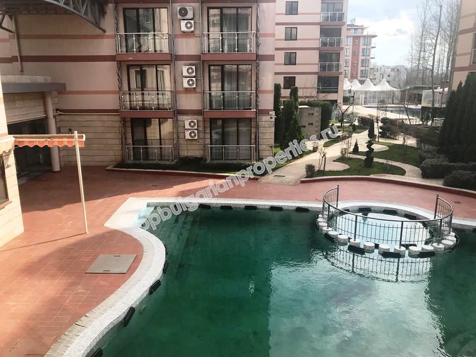 Шикарная меблированая двухкомнатная квартиры на продажу в элитном комплексе в курорте Солнечный Берег