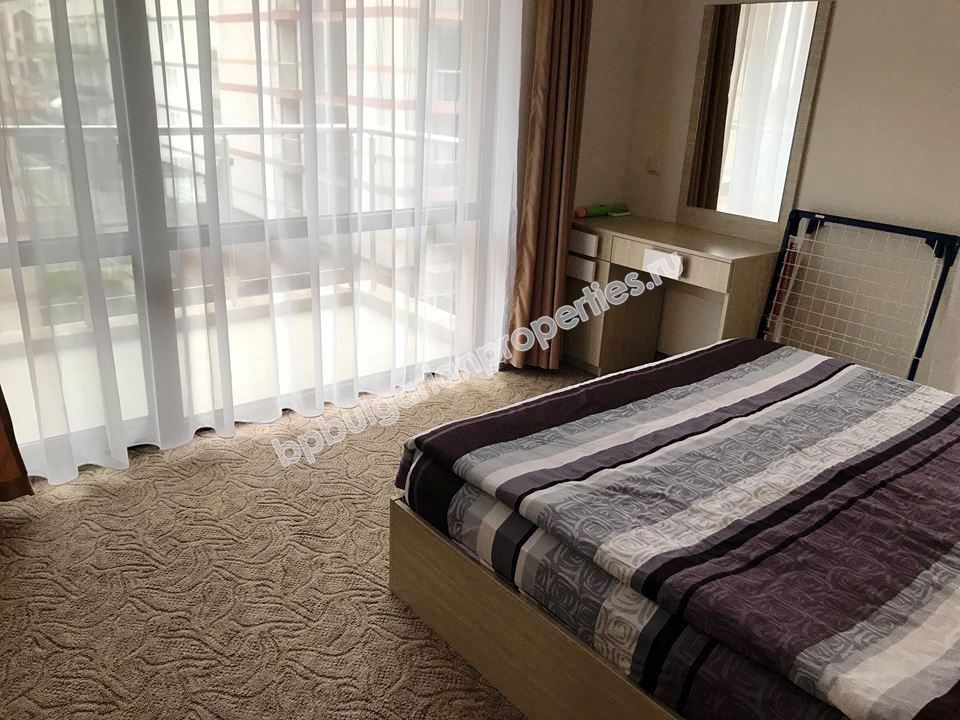 Двухкомнатная меблированная квартира в элитном комплексе на продажу в курорте Солнечный Берег