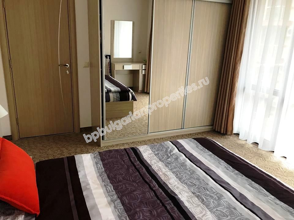 Двухкомнатная меблированная квартира в элитном комплексе на продажу в курорте Солнечный Берег