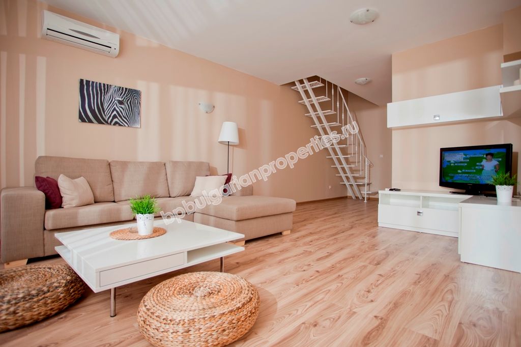 Апартаменты на первой линии моря для продажи в курорте Черноморец