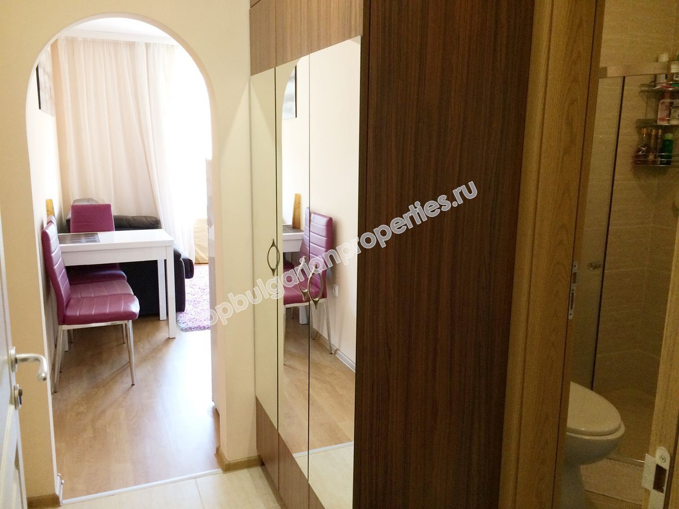 Шикарная меблированная студия на продажу в элитном комплексе в курорте Солнечный берег