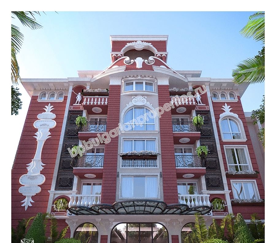 Шикарная меблированная студия на продажу в элитном комплексе в курорте Солнечный берег