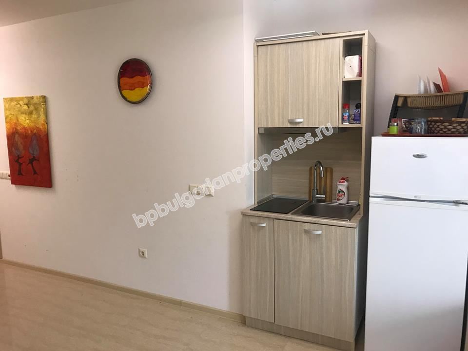 Меблированная студия в элитном комплексе на продажу в курорте Солнечный Берег