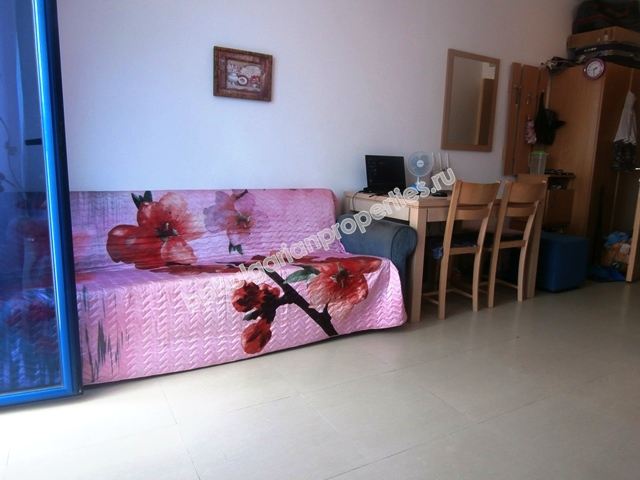 Дешевая обставленная студия на продажу в курорте Солнечный Берег