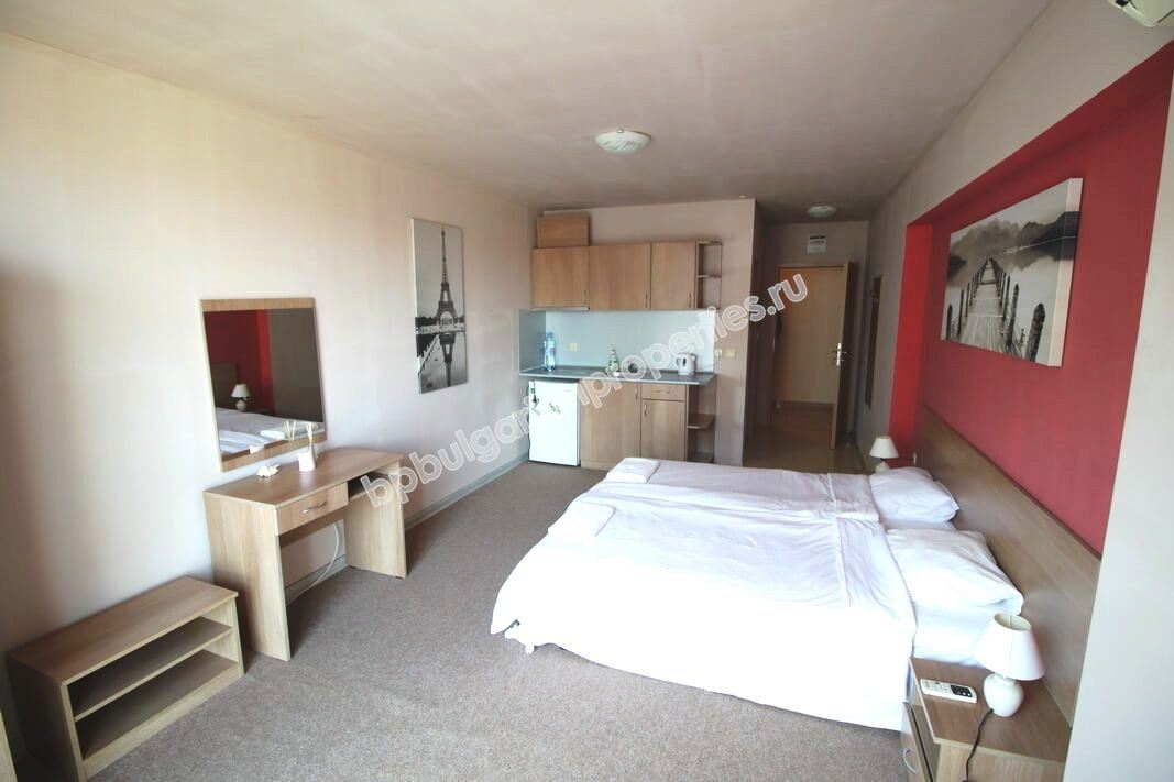 Меблированная студия близко к пляжу на продажу в курорте Солнечный Берег