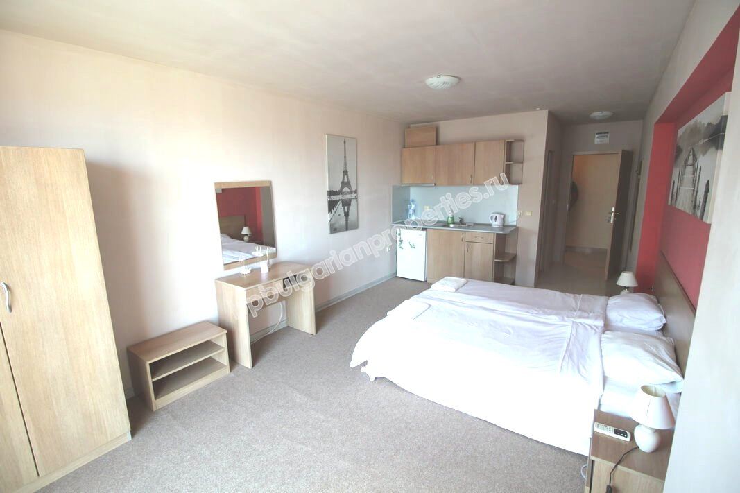 Меблированная студия близко к пляжу на продажу в курорте Солнечный Берег