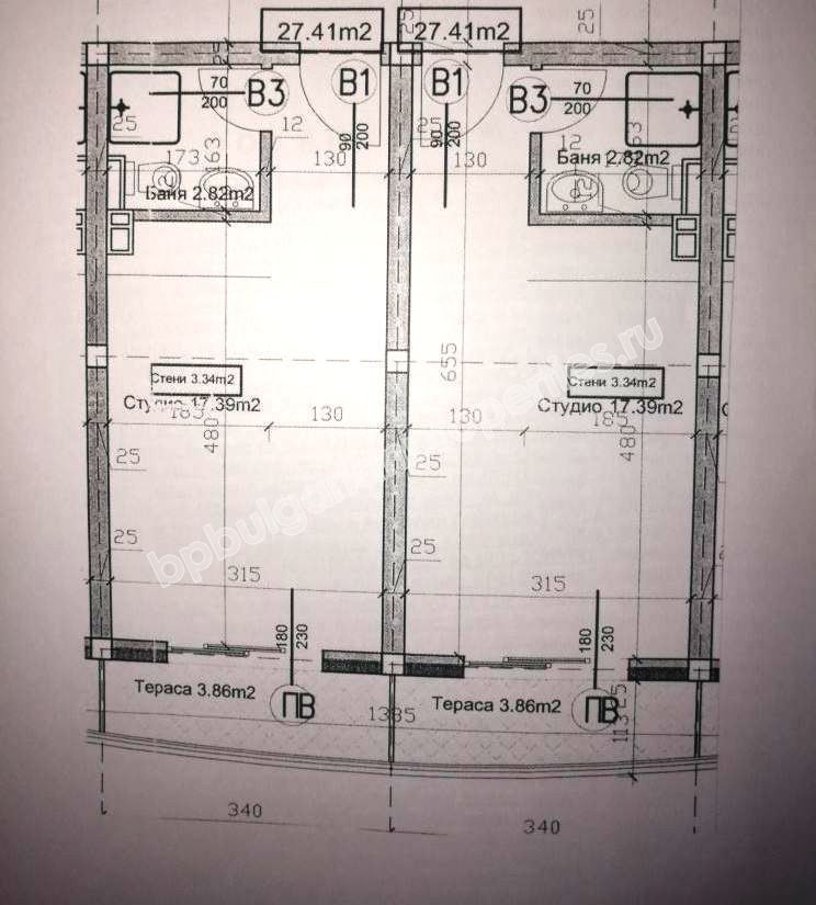 Дешевые меблированные студии на продажу в курорте Солнечный Берег