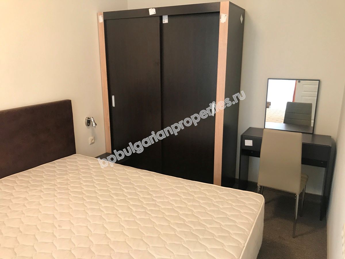 Новая двухкомнатная меблированная квартира в элитном комплексе на продажу в курорте Солнечный Берег