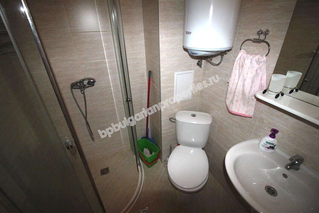 Новая меблированная студия на продажу близко к пляжу в курорте Солнечный Берег