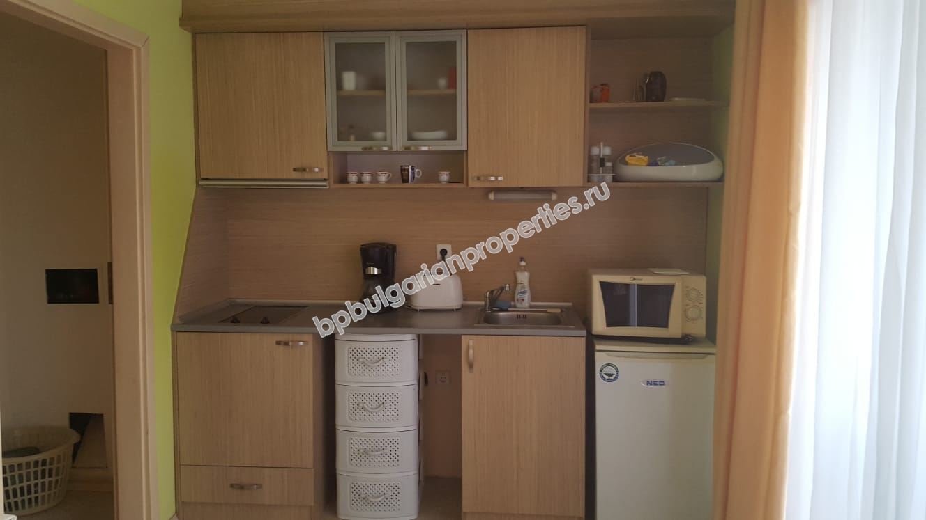 Меблированная студия близко к пляжу на продажу в курорте Солнечный Берег