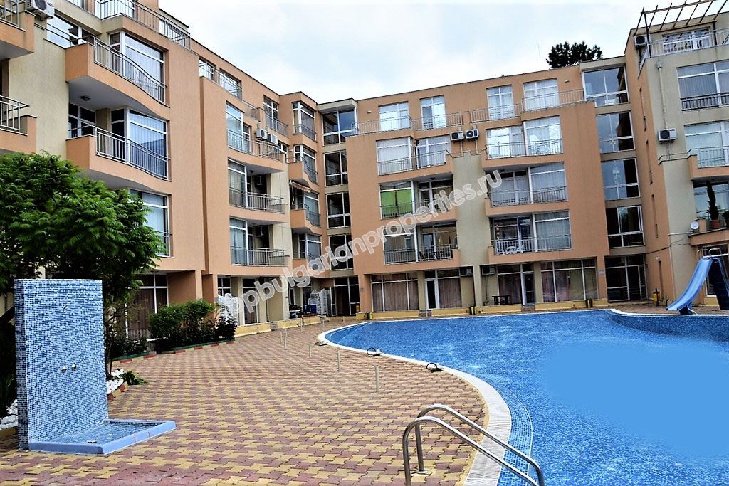 Меблированная студия близко к пляжу на продажу в курорте Солнечный Берег