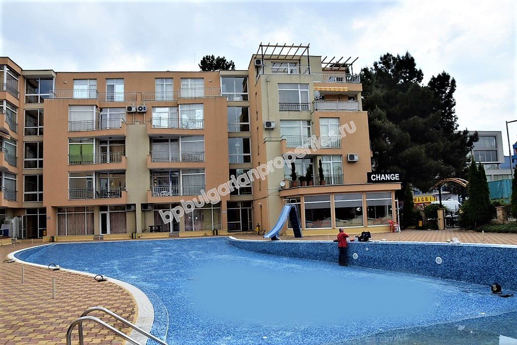 Меблированная студия близко к пляжу на продажу в курорте Солнечный Берег