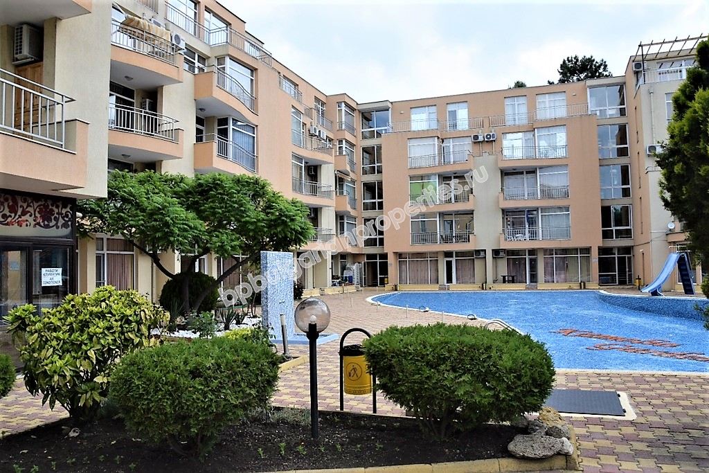 Меблированная студия близко к пляжу на продажу в курорте Солнечный Берег