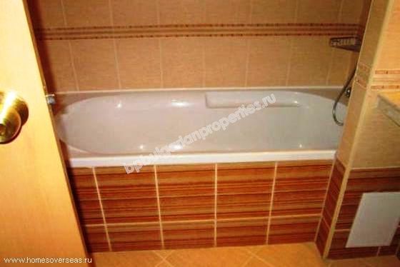 Меблированная двухкомнатная квартира на первой линии моря на продажу в курорте Солнечный Берег