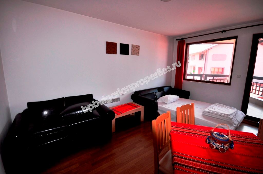 Просторная мебелированная студия на продажбу в горнолыжном курорте Банско