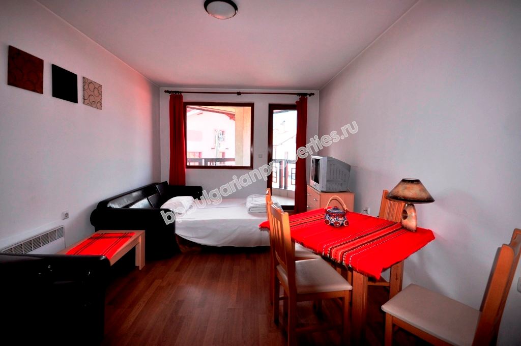 Просторная мебелированная студия на продажбу в горнолыжном курорте Банско