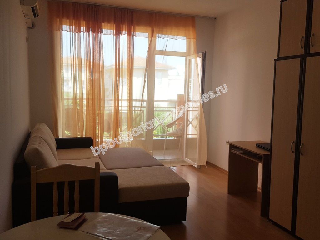 Меблированная студия экономичного класса на продажу в курорте Солнечный Берег