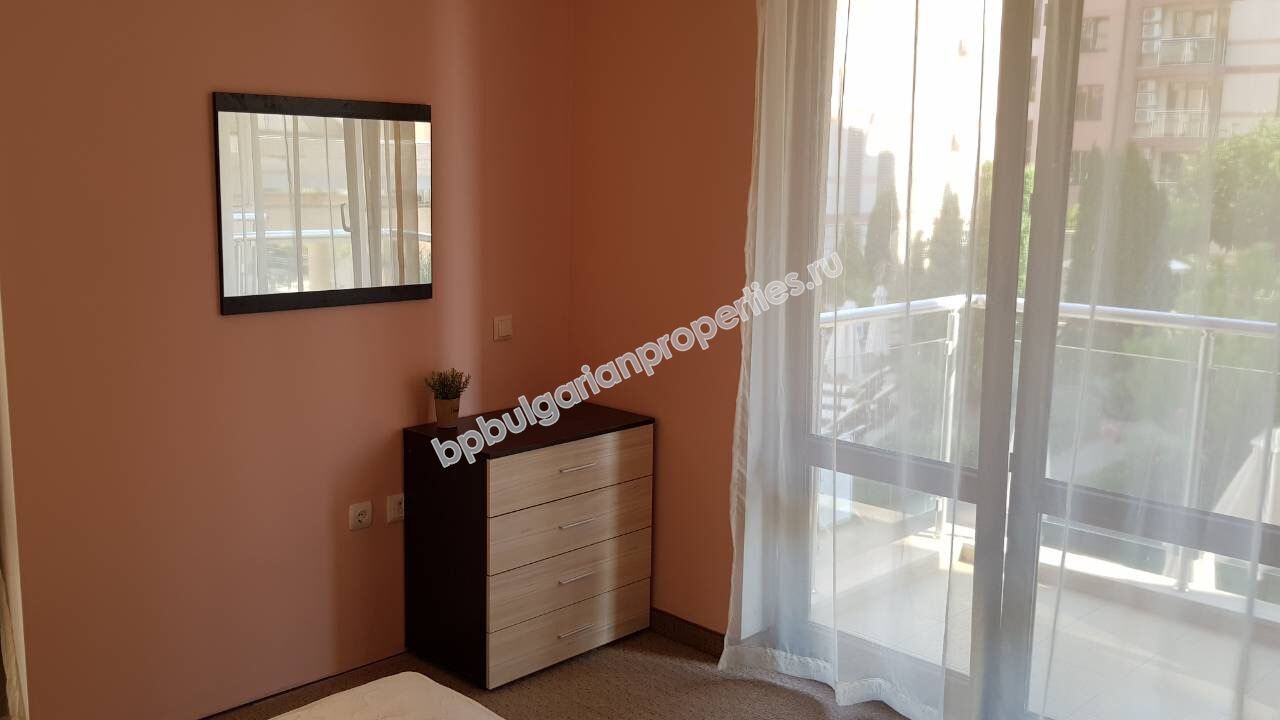 Шикарная меблированая двухкомнатная квартиры на продажу в элитном комплексе в курорте Солнечный Берег