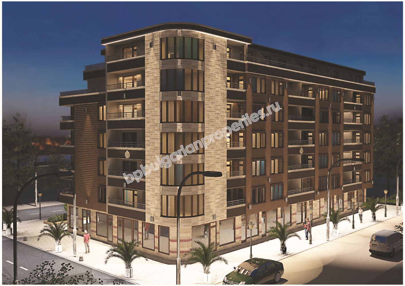 Жилье в новом доме в 450 метрах от моря в Поморие