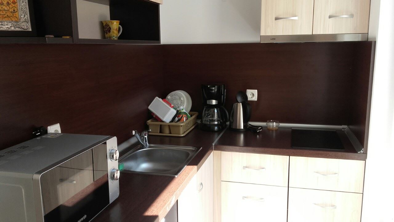 Однокомнатная квартира-студия в комплексе с бассейном близко от пляжа