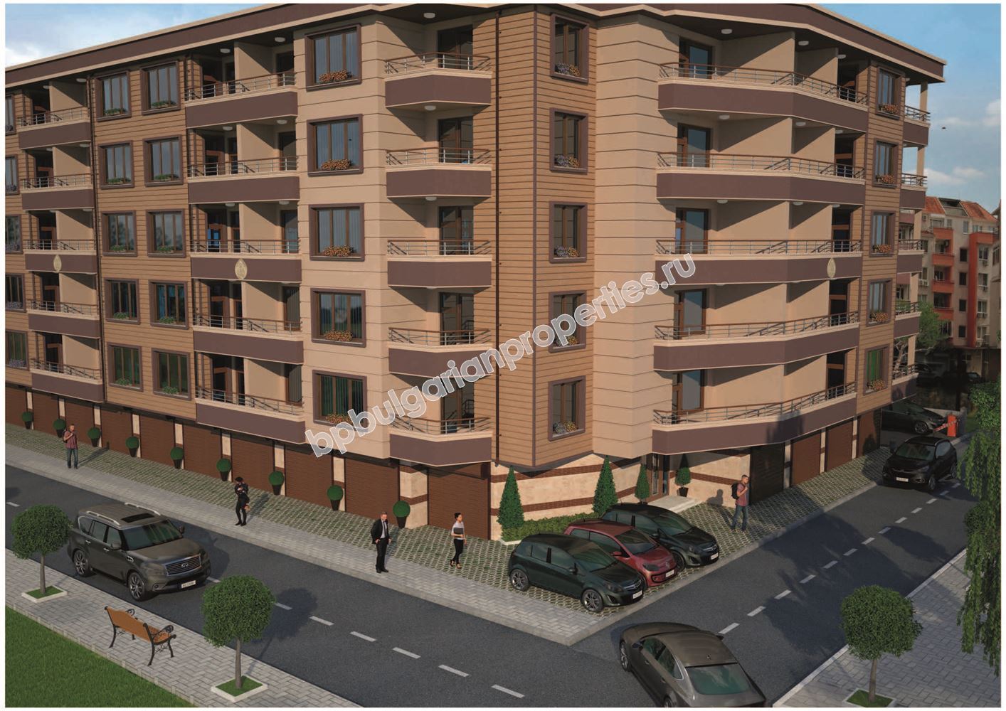 Новое жилое здание в Поморие, Старый город