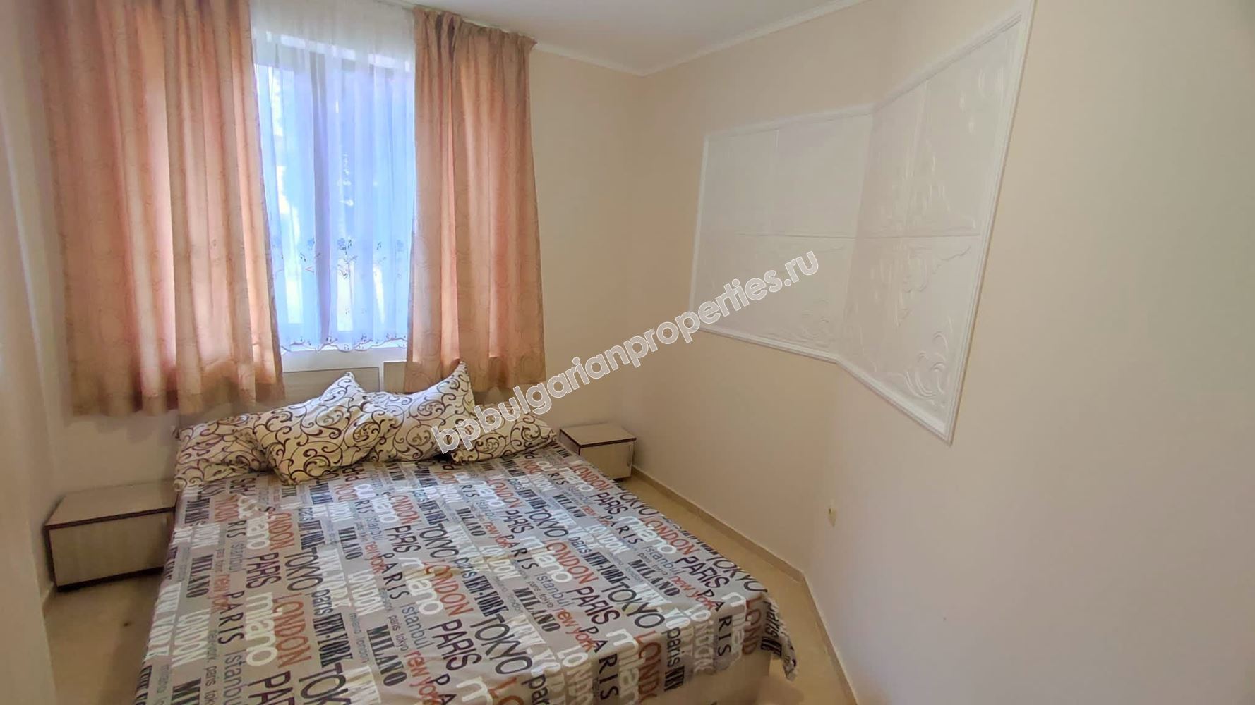 Двуспальный апартамент в закрытом комплексе в 200 м от пляжа