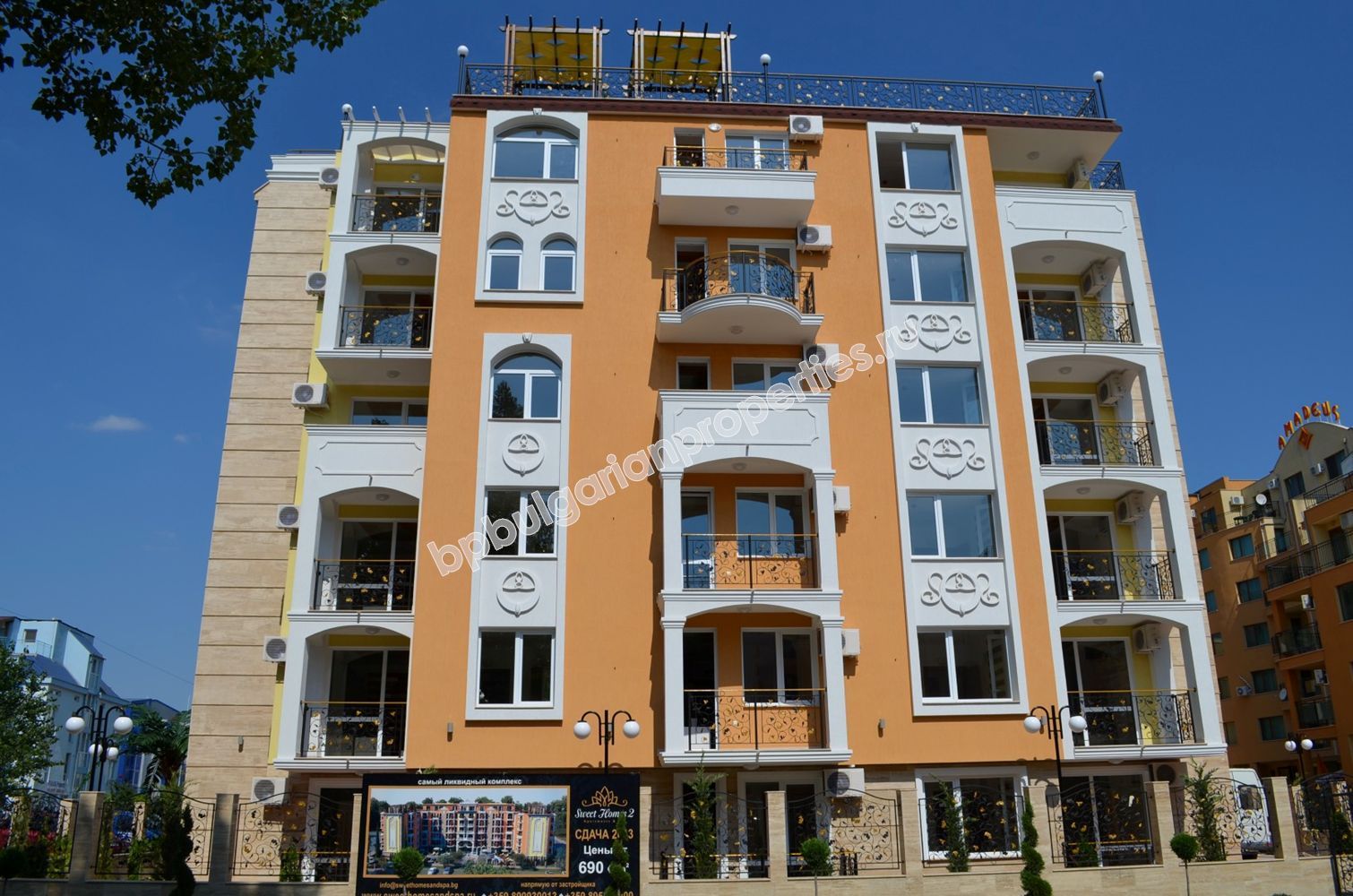 Люксовые меблированные квартиры на продажу в курорте Солнечный Берег